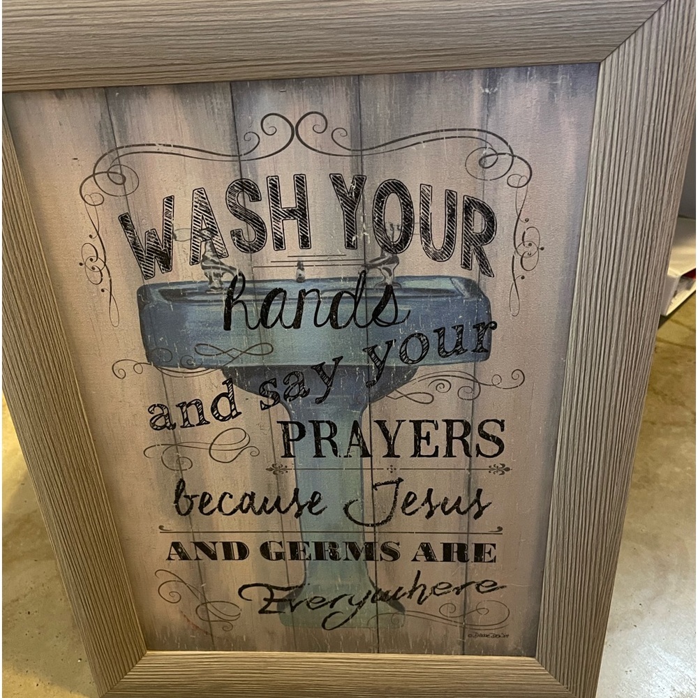 Framed, brand new print for any room in the house!